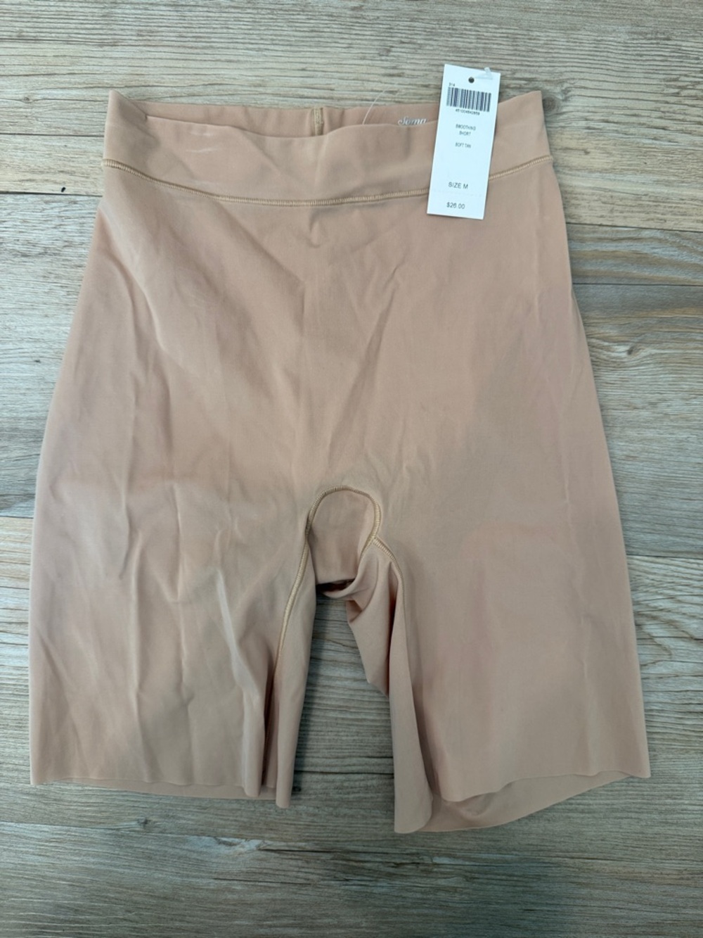 Soma Beige High-Rise Shaping Bike Shorts